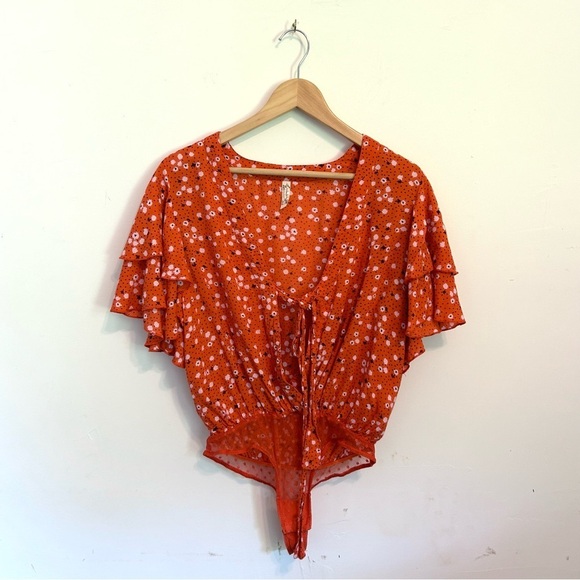 Free People Call Me Later Bodysuit Top - Picture 5 of 10